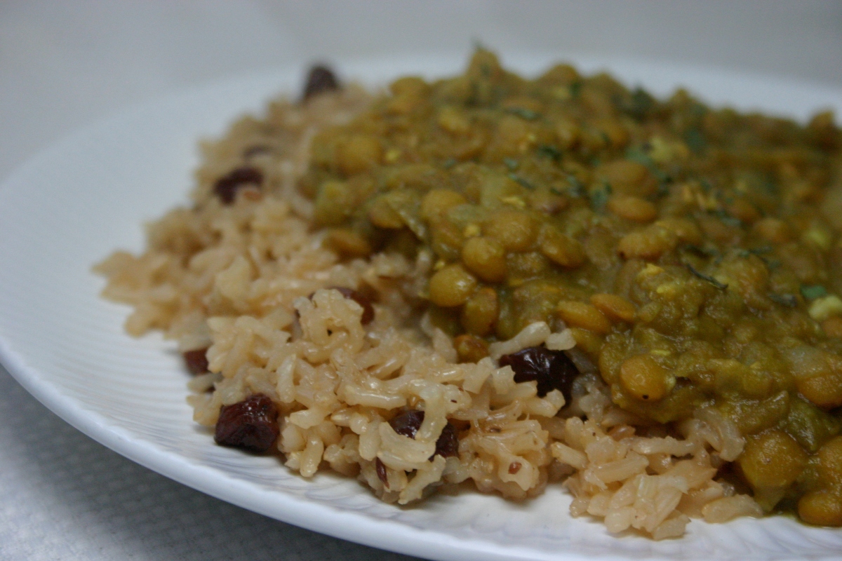 everday dal with caramelized rice | the ragamuffin diaries